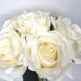 Cream Rose Bundle 30cm