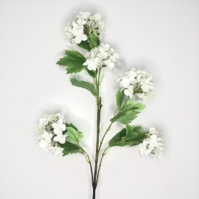 White Hydrangea Spray 96cm