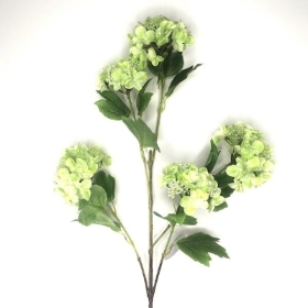 Green Hydrangea Spray 96cm