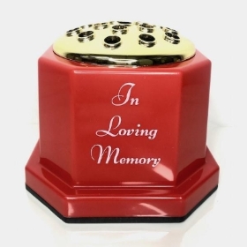 Red In Loving Memorial Pot 15cm