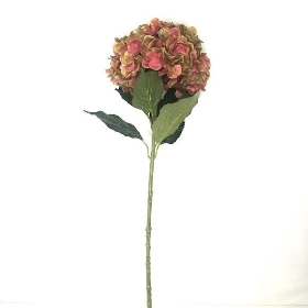 Green Pink Hydrangea 90cm