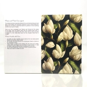 Cream Magnolia Folding Card x 25