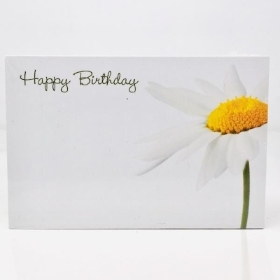 Happy Birthday Flower Small Florist Cards x 50