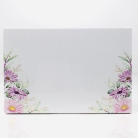 Purple Gerbera Small Florist Cards x 50