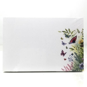 Butterfly Flowers Small Florist Cards x 50