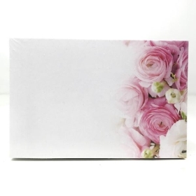 Pink Ranunculus Small Florist Cards x 50