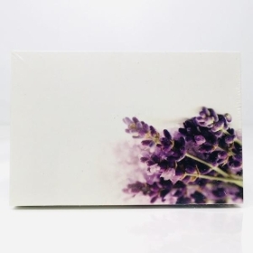 Purple Lavender Small Florist Cards x 50