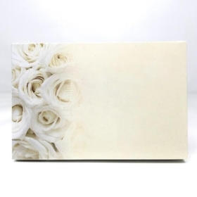 Ivory Rose Small Florist Cards x 50