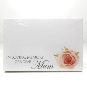In Loving Memory Mum Small Florist Cards x 50
