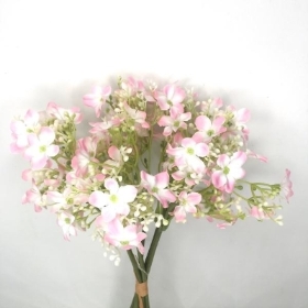 Pink White Gyp Bundle 38cm