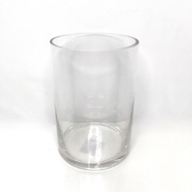 Clear Glass Cylinder Vase 15cm