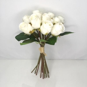 Ivory Rosebud Bundle 30cm