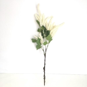 Ivory Astilbe Spray 60cm