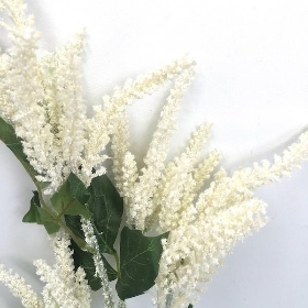 Ivory Astilbe Spray 60cm