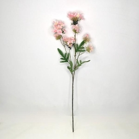 Pink Wild Flower Spray 58cm