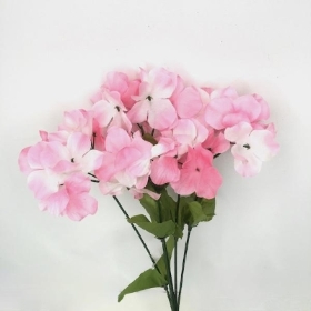 Pink Hydrangea Bush 35cm