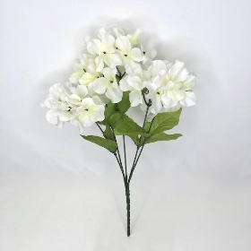 White Hydrangea Bush 35cm