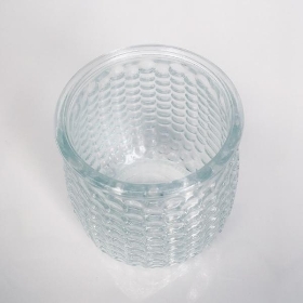 Clear Glass Trent Vase 10cm