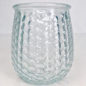 Clear Glass Trent Vase 10cm