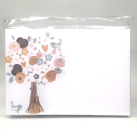 Pastel Tree Small Florist Cards