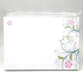 Flower And Stems Small Florist Cards