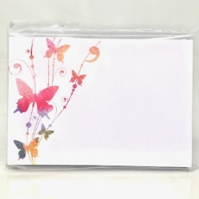 Multicoloured Butterflies Small Florist Cards