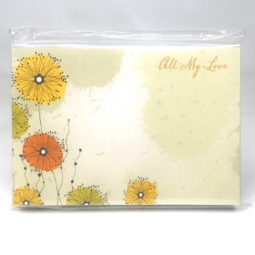 All My Love Flower Small Florists Card Pack Of 50