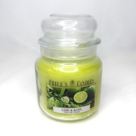 Lime And Basil  Jar Candle 411g