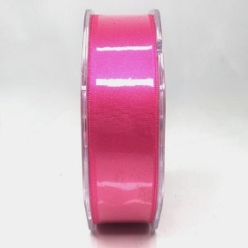 Fuchsia Pink Satin Ribbon 25mm