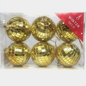 Gold Disco Balls 6cm x 6