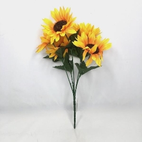 Yellow Sunflower Bush 32cm