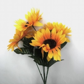 Yellow Sunflower Bush 32cm