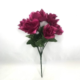 Burgundy Garden Rose Bush 33cm