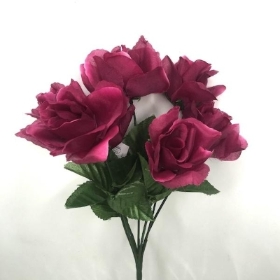 Burgundy Garden Rose Bush 33cm