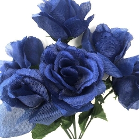 Blue Garden Rose Bush 33cm