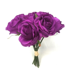 Purple Rose Bundle 26cm