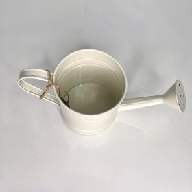 Cream Metal Watering Can 11cm