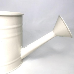 Cream Metal Watering Can 11cm