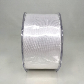 White Satin Ribbon 50mm