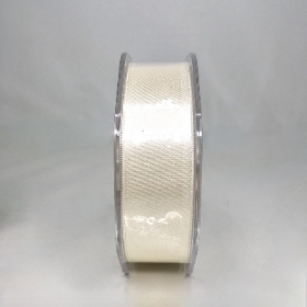 Ivory Satin Ribbon 25mm