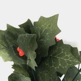 144 x Green Holly Pick 22cm