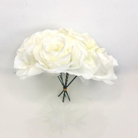 144 x Ivory Rose Pick 14cm