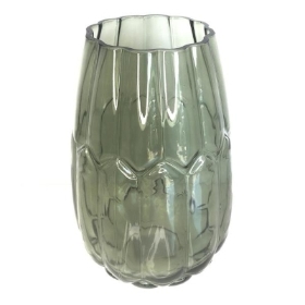 Green Glass Albeiz Vase 28cm