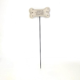 Beloved Dog Memorial Bone Pick 29cm