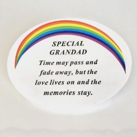 Grandad Rainbow Memorial 14.5cm