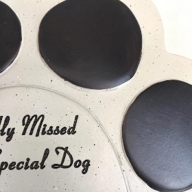 Special Dog Memorial Paw 14.5cm