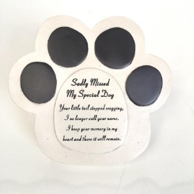 Special Dog Memorial Paw 14.5cm