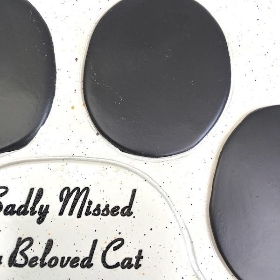 Beloved Cat Memorial Paw 14.5cm