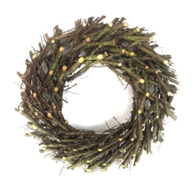 Natural Twig Wreath 40cm