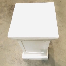 Cream Pedestal Stand 65cm